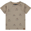 Snorkling Hippo Short Sleeve T-Shirt, Print - T-Shirts - 1 - thumbnail