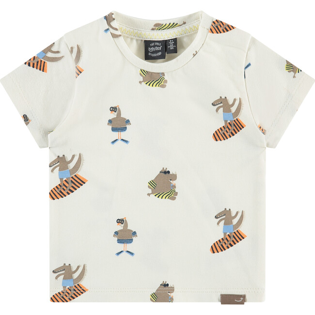 Summer Fun Animals Short Sleeve T-Shirt, Print