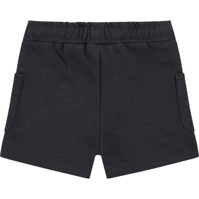 Drawstring Waist Shorts, Black