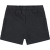 Drawstring Waist Shorts, Black - Shorts - 2