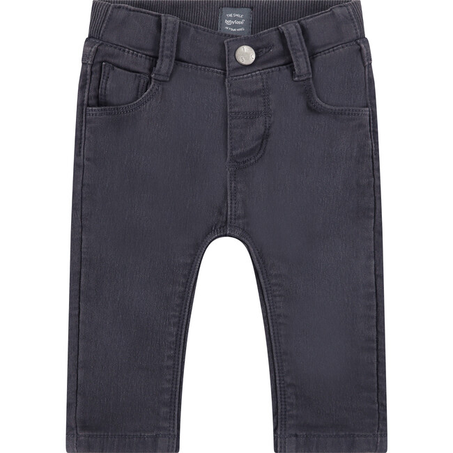 Buttery Soft Straight Cut Jeans, Smoke