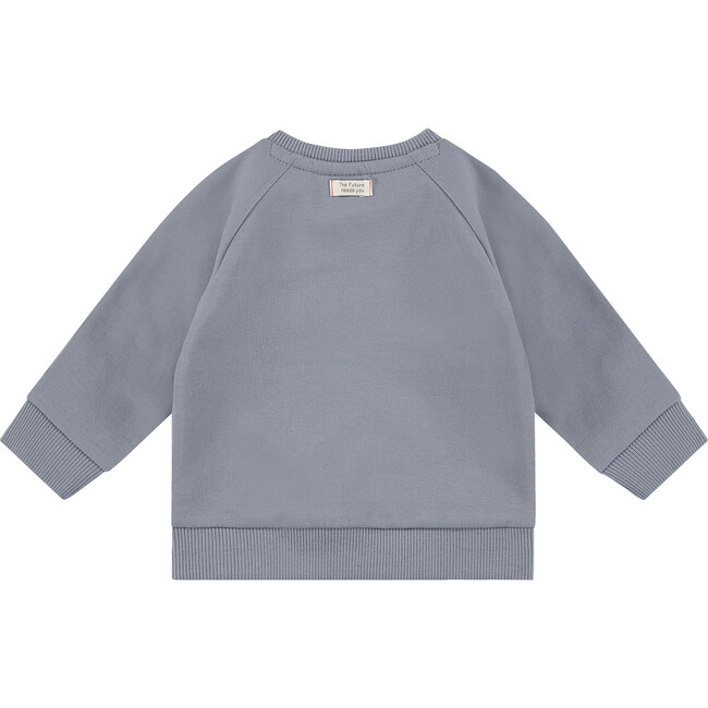 Crew Neck Chef Octopus Graphic Print Sweatshirt, Ash - Sweatshirts - 2