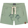 Stingray Graphic Print Shorts, Pistachio - Shorts - 1 - thumbnail