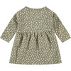 Round Neck Long Sleeve Spot Print Dress, Fern - Dresses - 2