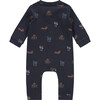 All-Over Viking Graphic Romper, Navy And Multicolors - Rompers - 2