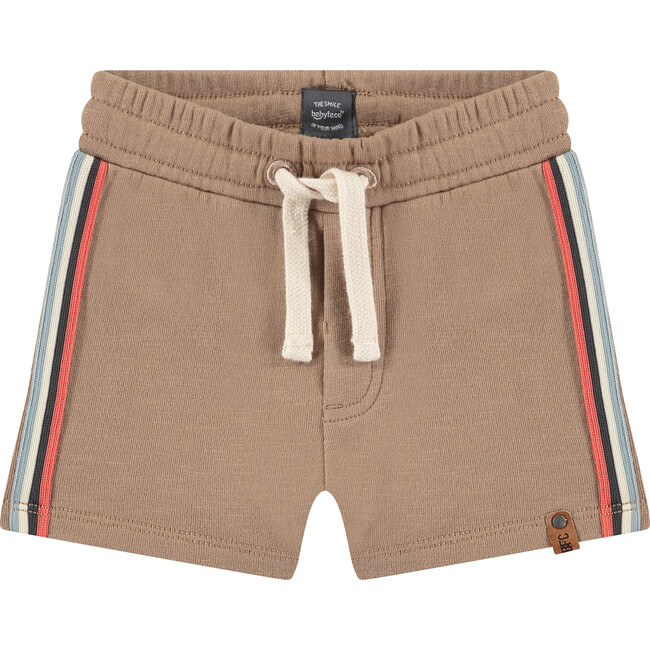 Striped Drawstring Sweatshorts, Peanut