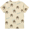 All-Over Graphic Print "Let'S Keep Rolling" T-Shirt, Cream - T-Shirts - 2