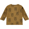 Viking Printed Long Sleeve Shirt, Honey - Shirts - 2