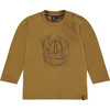 Viking Hat Printed Long Sleeve Shirt, Honey - Shirts - 1 - thumbnail
