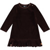 Long Sleeve Dress, Brown - Dresses - 1 - thumbnail