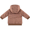 Zip Up Puffer Jacket, Chestnut - Jackets - 2