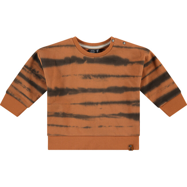 Pullover, Orange Stripes