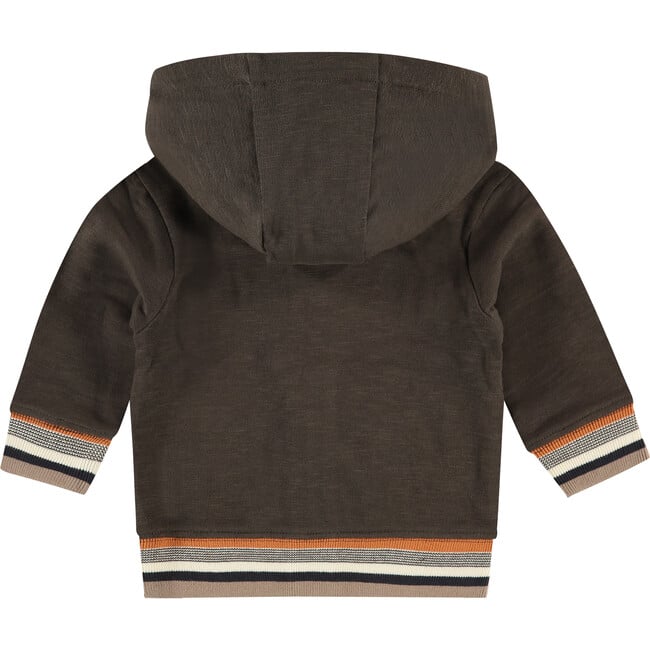 Zip Up Pullover, Army Green