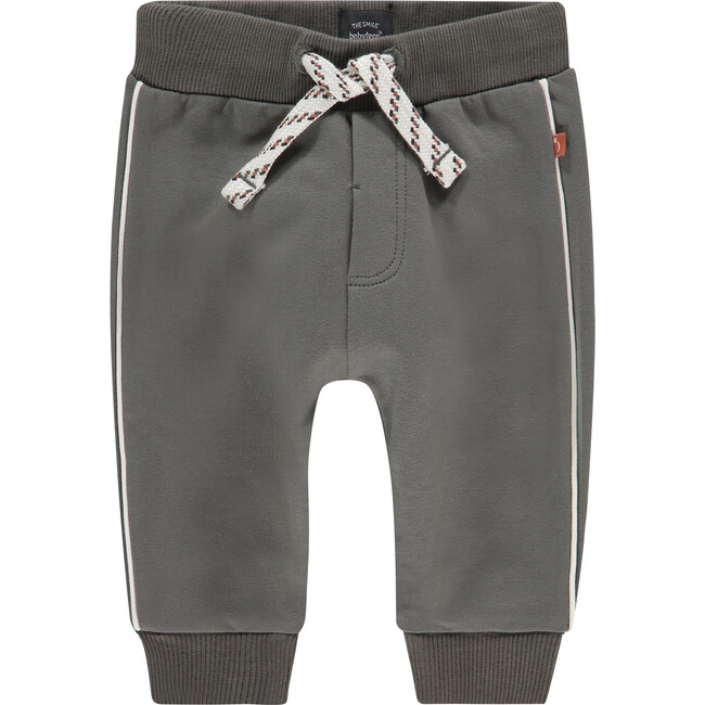Drawstring Sweatpants, Green And White
