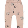 All-Over Lemur Graphic Sweatpants, Baby Pink - Sweatpants - 2 - thumbnail