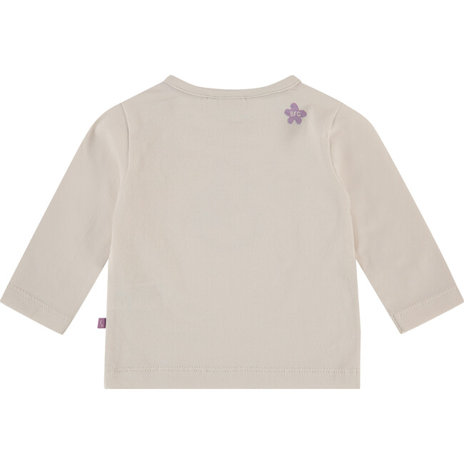 Lemur Graphic Long Sleeve Tee Shirt, Ivory - T-Shirts - 2