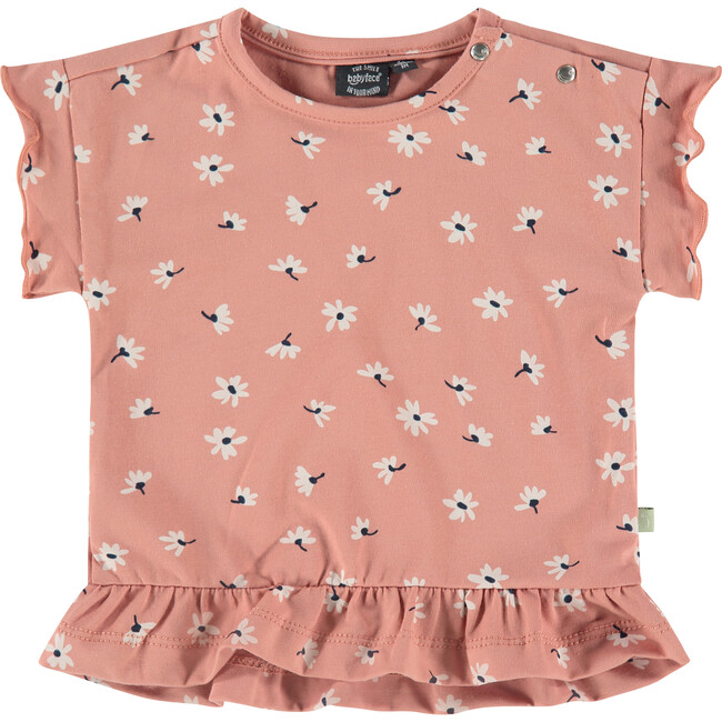Floral Top, Terra Cotta