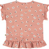Floral Top, Terra Cotta - Shirts - 2