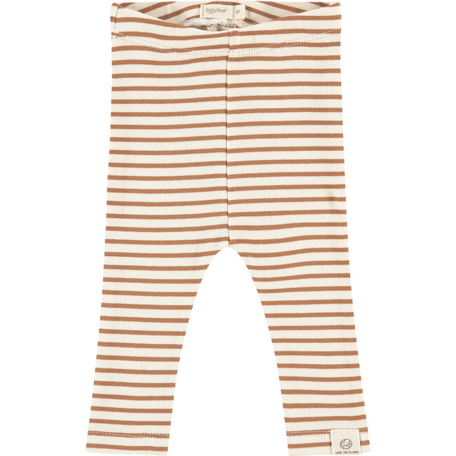 Knit Striped Pants, Mocha
