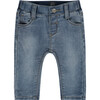 Denim Jeans, Mid Blue - Jeans - 1 - thumbnail