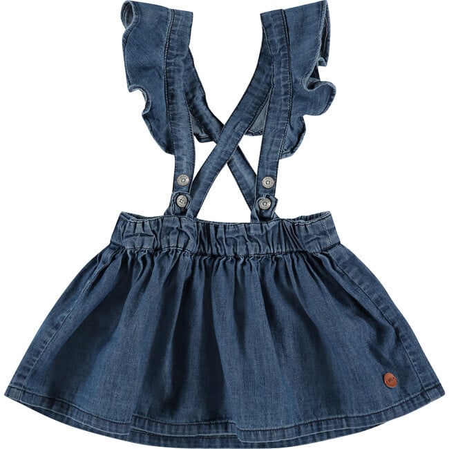 Denim Pinafore, Blue