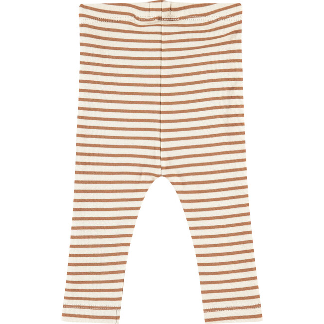 Knit Striped Pants, Mocha - Pants - 2