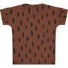 Short Sleeve Tee, Caramel - T-Shirts - 3 - thumbnail