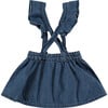 Denim Pinafore, Blue - Dresses - 3 - thumbnail