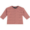 Top, Dark Salmon Stripes - Shirts - 1 - thumbnail