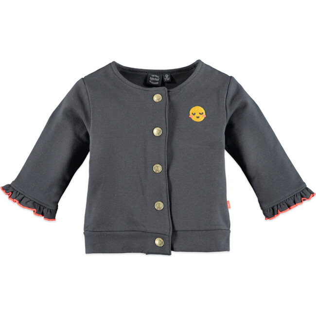 Smile Cardigan, Grey Dove