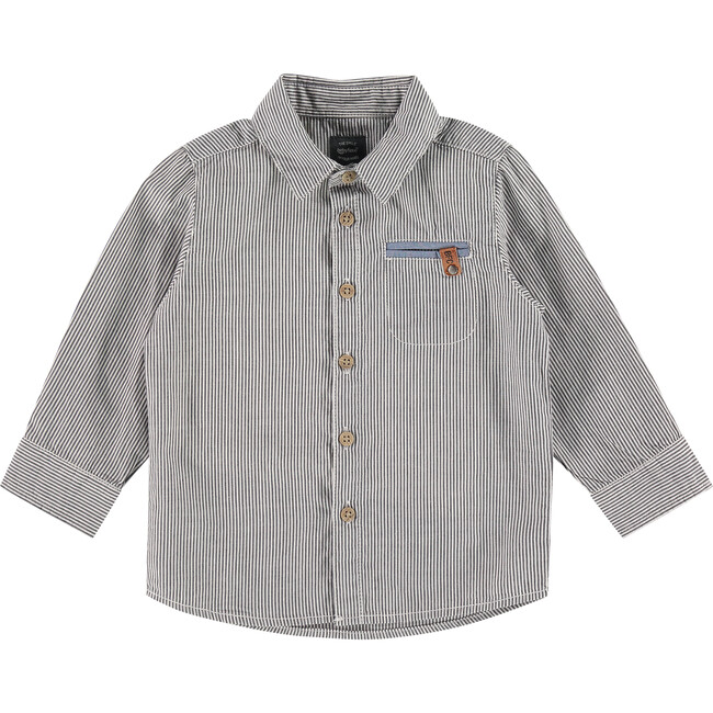 Button Down, Grey