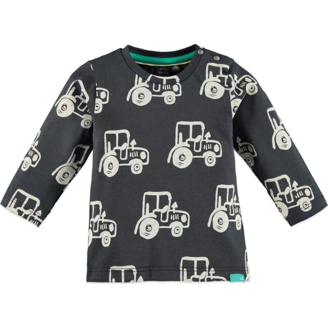 Tractor Long Sleeve T-Shirt,Dark Grey