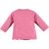 Stripe Lion Tee, Magenta - T-Shirts - 2
