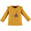 Tent Long Sleeve Tee, Mustard - T-Shirts - 1 - thumbnail