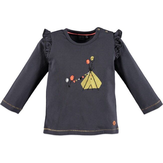 Tent Long Sleeve Tee, Grey Dove