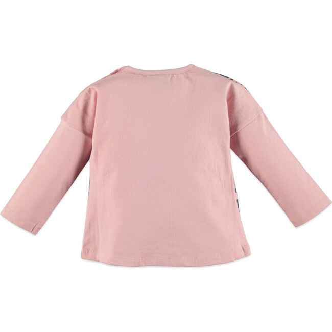 Elephant Long Sleeve Tee, Chalk Pink - T-Shirts - 2