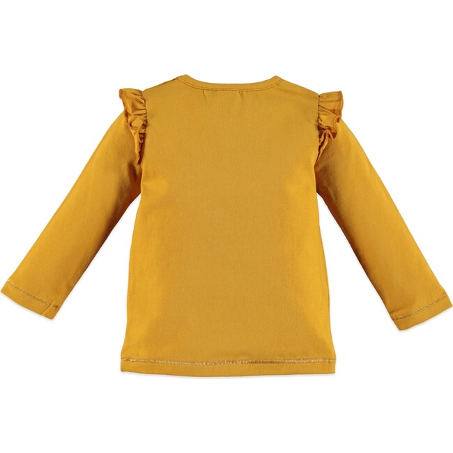 Tent Long Sleeve Tee, Mustard - T-Shirts - 2