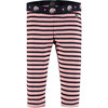Girls Striped Leggings,Chalk Pink - Leggings - 1 - thumbnail