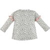 Ruffles Top, Crème Melee - T-Shirts - 2 - thumbnail