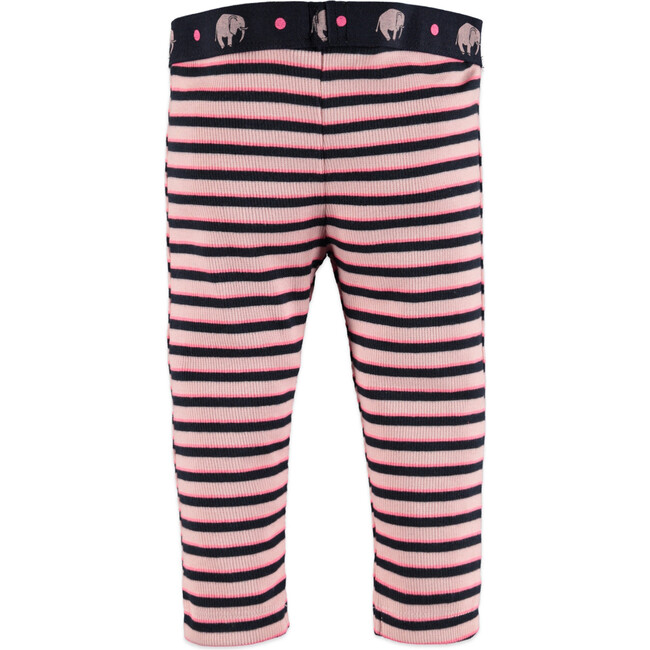 Girls Striped Leggings,Chalk Pink - Leggings - 2