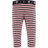 Girls Striped Leggings,Chalk Pink - Leggings - 2