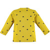 Boys Wow Long Sleeve Tee, Corn - T-Shirts - 2