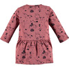 Circus Printed Dress, Dusty Rose - Dresses - 2