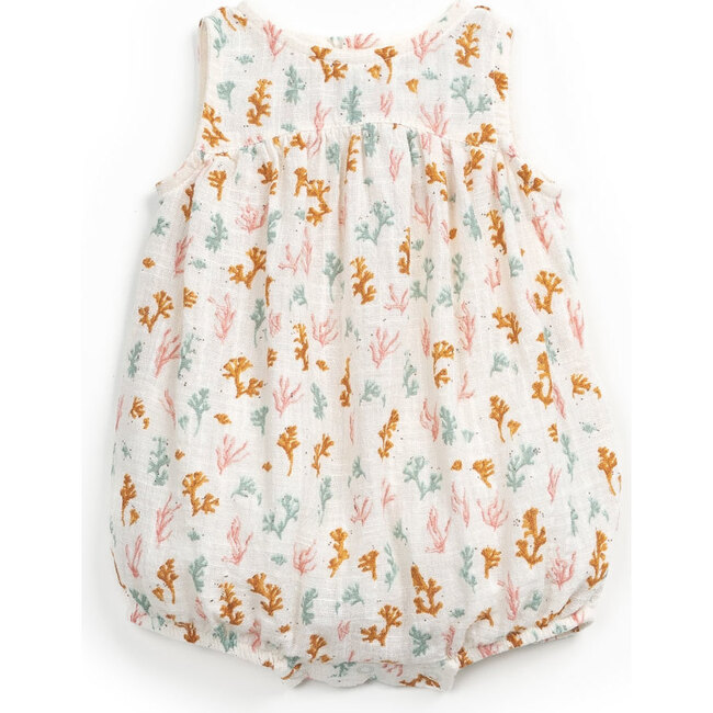 All-Over Sea Shell Print Bubble, Cream