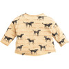 Dog Printed Shirt, Yellow - Shirts - 2