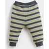 Striped Pants, Green and Grey - Pants - 2