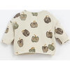 Bell Pepper Printed Pullover, White - Sweatshirts - 2