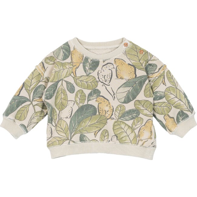 Canary and Jungle Pullover, Green and Yellow