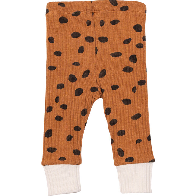 Printed Pants, Orange - Pants - 2