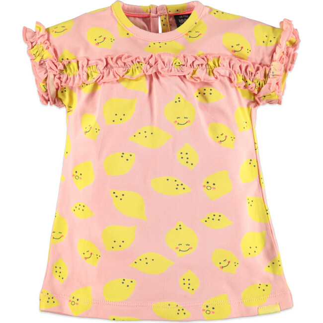 Ruffle Lemon Tunic, Pink